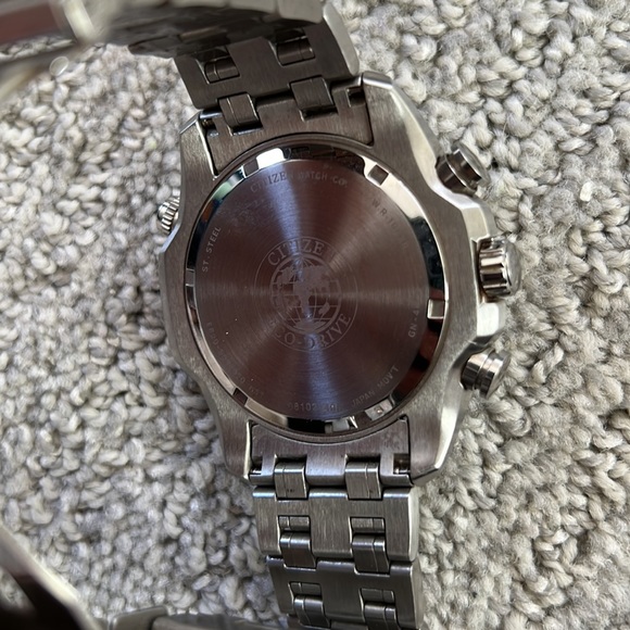 Citizen BL5400 Cal E820 Eco Drive Silver Dial Stainless Steel Analog - Picture 3 of 3